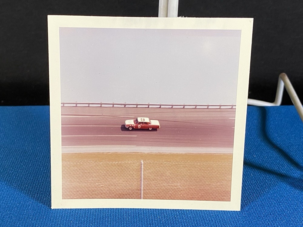 #9 Race Car Vintage Original Daytona 500 1963 Photo NASCAR (Lt#1)