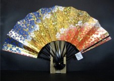 Japanese Folding Fan KYOTO Traditional Sensu Ougi SAKURA Cherry Blossoms 147