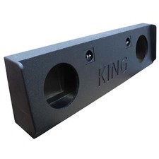 King Boxes 10" Dual Sprayed Sealed Box 14-18 Silverado/Sierra Crew Cab AK-G25-10