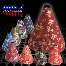 Universal JDM Wave Koi Fish Sakura Shift Boot Cover Universal AT/MT Transmission