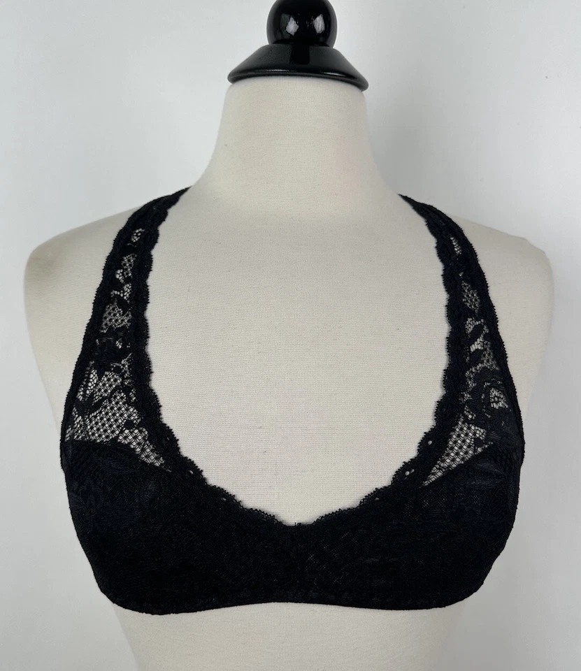 NWT Cosabella Never Say Never Racie Bralette PETITE SMALL 28A 28B 30A Black Lace - Image 2 of 4