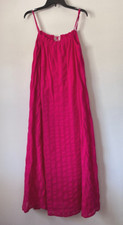 NWT Cotton Textured BB Dakota Steve Madden Maxi Bright Pink Dress Sz XS 119