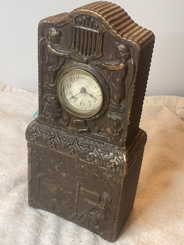 Antique Cast Ansonia Clock Co. New York, "Harmony / Harmonie - Picture 12 of 12
