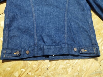 70-80s Wrangler 124MJ Western Jacket. Broken denim. Made in JAPAN