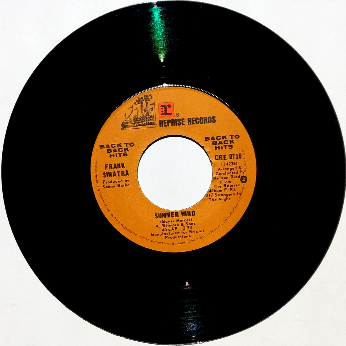 FRANK SINATRA - Strangers In The Night / Summer Wind - Vinyl 45rpm
