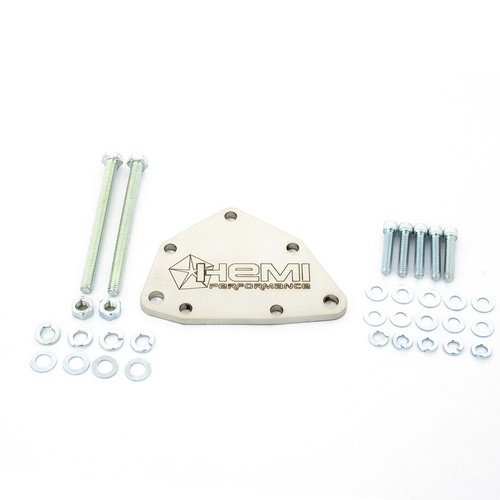 Oil Pump Retainer Plate & Bolt Set :FITS Hemi 6 215ci 245ci 265ci Chrysler Valia - Foto 3 di 4