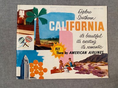 Explore Southern California 1955 Travel Booklet-Knotts Berry Farm-Marineland