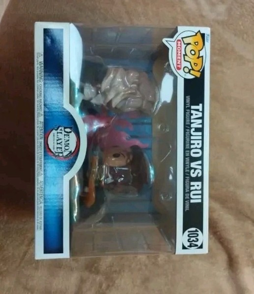 Funko Pop! Moments: Demon Slayer - Tanjiro vs. Rui Figura de Vinilo