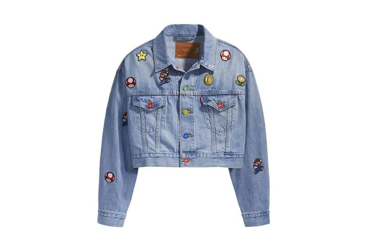 Cropped dad hotsell trucker jacket