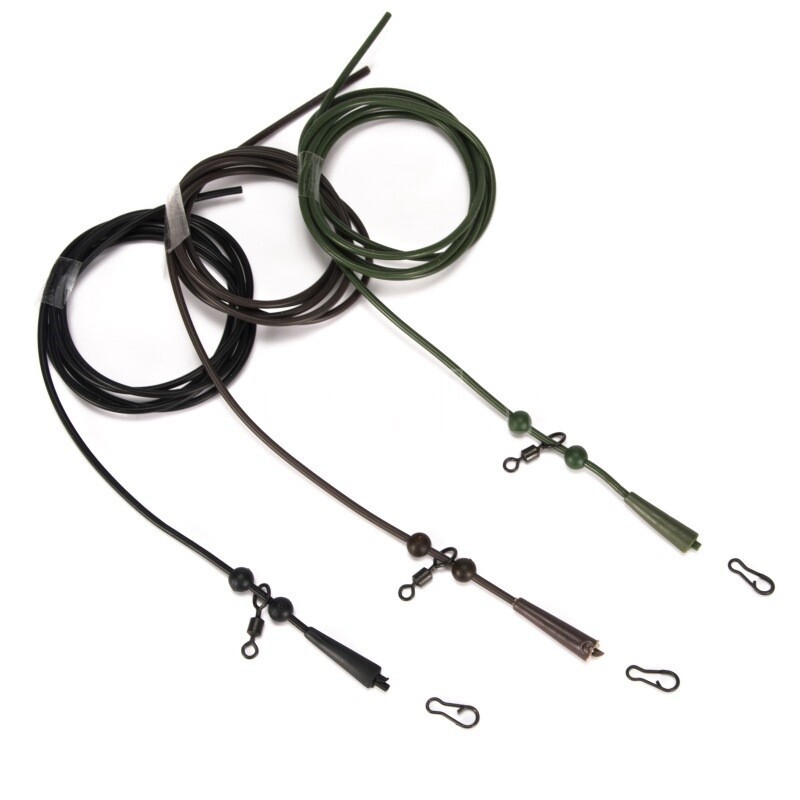 Small Rig Tube Anti Tangle Rig Tubes 5 Pre-Rigged Rig Tube Helicopter Carp Fishing ...