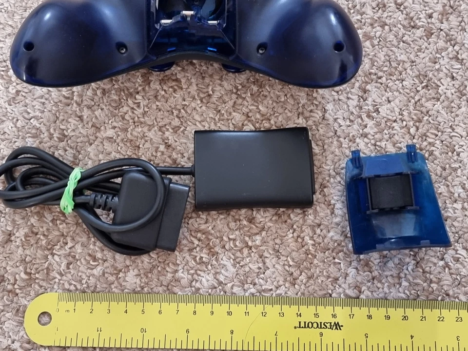 SONY PLAYSTATION 1 2 PS1 PS2 LOGITECH CORDLESS CONTROLLER Wireless RF Game Pad - Image 4 of 4