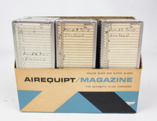 Lot of 3 Airequipt Automatic Slide Changer Magazines holds 35mm and super slides