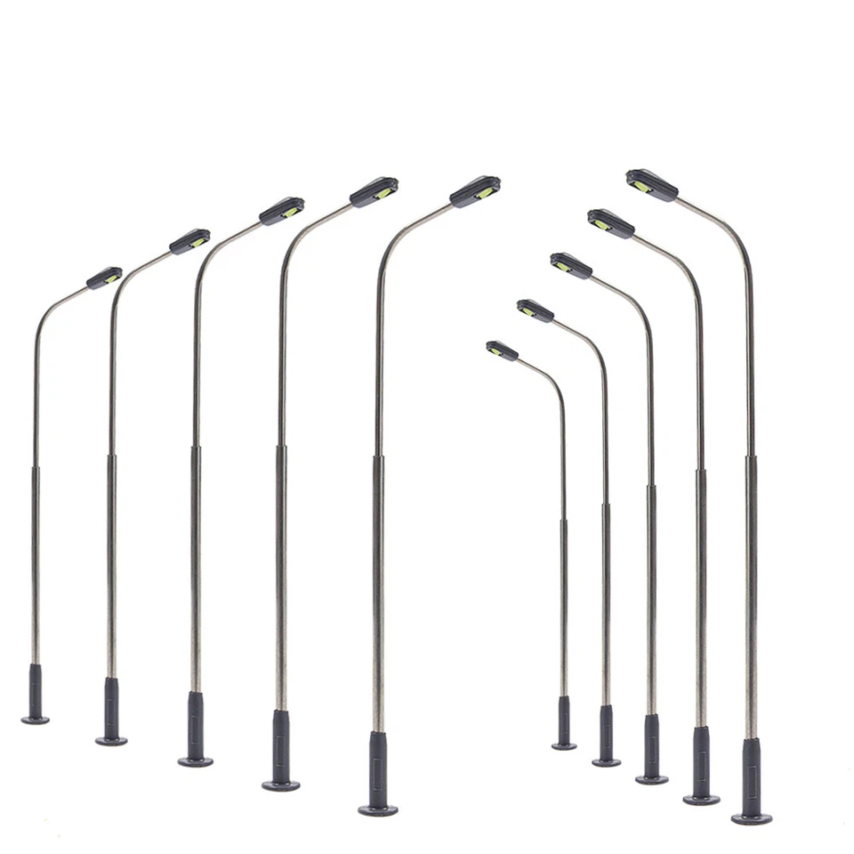 LQS07WM 20-50pcs Model Railway Lamp Post Street Light HO TT Scale Single Head - Image 3 of 4