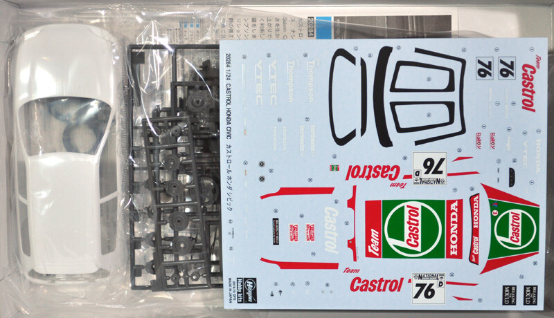 1/24 Hasegawa 20284 Castrol Honda Civic VTi Japanese Rally