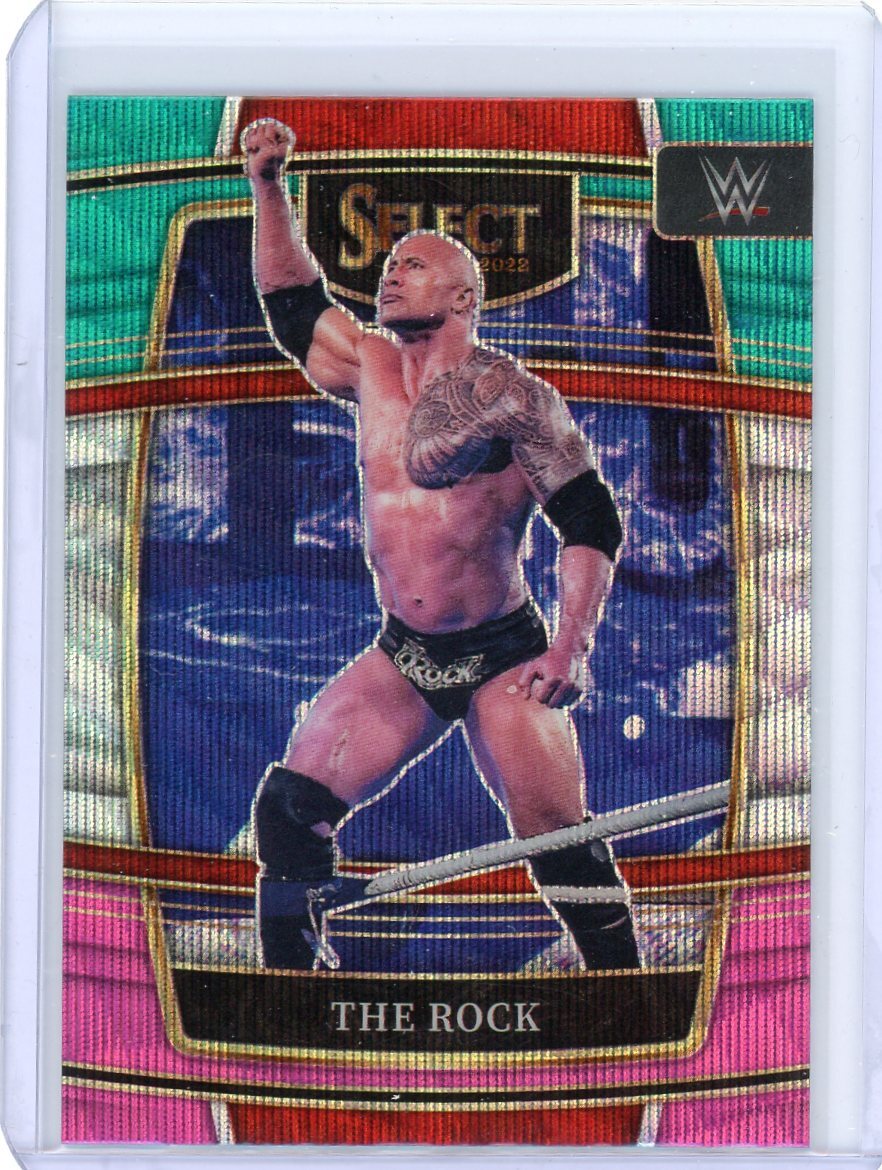 2022 PANINI SELECT WWE THE ROCK CONCOURSE TRI-COLOR PRIZM | eBay 2022 PANINI SELECT WWE THE ROCK CONCOURSE TRI-COLOR PRIZM | eBay