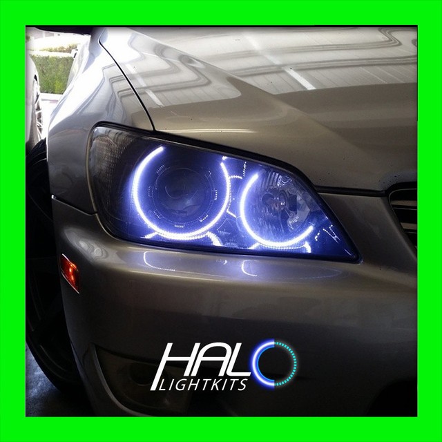 20012005 ORACLE Lexus IS300 WHITE LED Headlight Halo Ring Kit 01 02 03