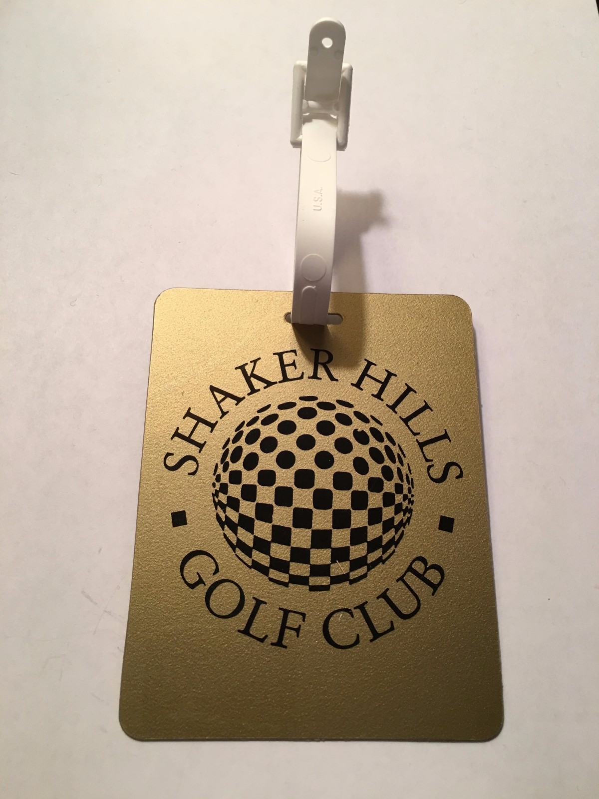 Shaker Hills Golf Club Golf Bag Tag Harvard, Massachusetts A Beauty