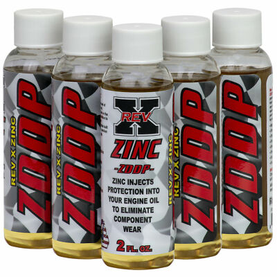#ad REV X ZDDP Zinc amp; Phosphorus Oil Additive For New and Rebuilt Engine Break in 5 $74.95