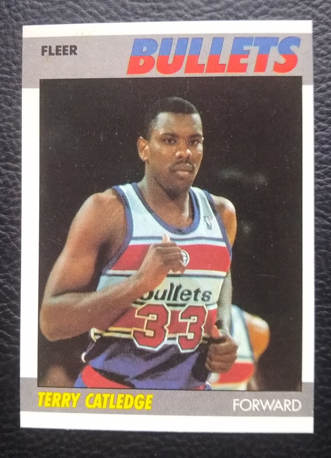 1987 Fleer Terry Catledge #18  Rookie Washington Bullets
