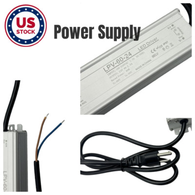 12V / 24V Power Supply High to Low Voltage Driver Transformer Adapter Waterproof