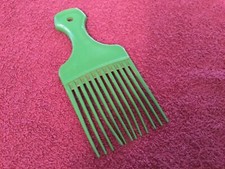 Green Plastic Hair Pick Comb