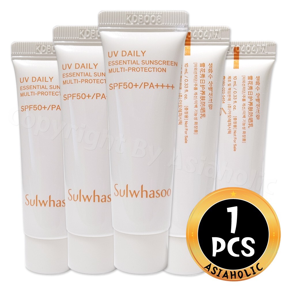 トライアルセット・サンプル sulwhasoo uv daily essential sunscreen Sulwhasoo UV Daily Essential Sunscreen 10ml x 1pcs (10ml) Sample