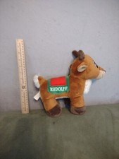 Santas Reindeer Rudolph Plush NWT Nose No Longer Works