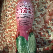 Maxx Herb Red Nopal Cactus Prickly Pear Juice for Joint Support - Organic,  32oz
