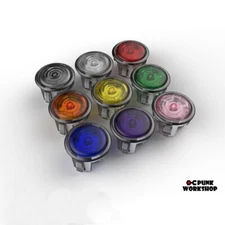 8pcs 30mm 24mm PUNK WORKSHOP Blaze Button For Hit box Fighting game controller