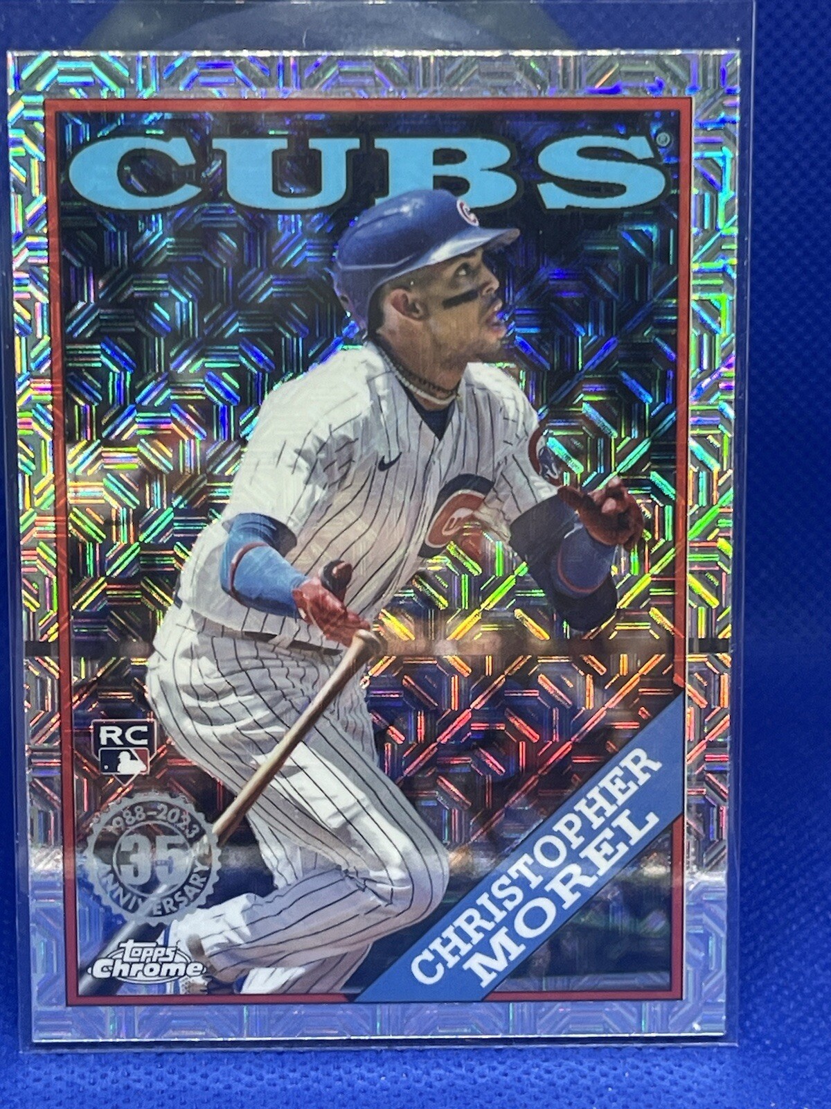 2023 Topps Chrome #T88C-4 Christopher Morel 35th Anniversary Silver Pack Mojo RC