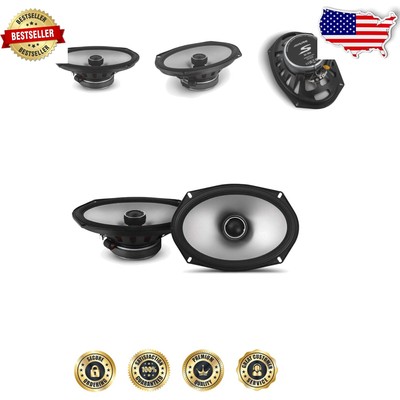 Lightweight and Durable S2-S69 6x9 Speakers - High Output with Hi-Res Audio