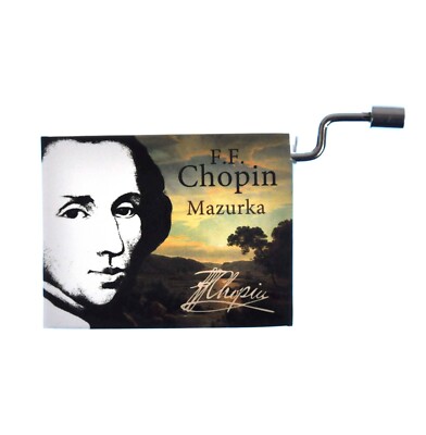 Chopin - Mazurka - Handkurbel Spieluhr - Neu Ab Lager