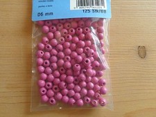 Wooden Beads Cyclame Craft Bead Threading 15mm 12mm 10mm 8mm 6mm 4mm Saliva Resistant 