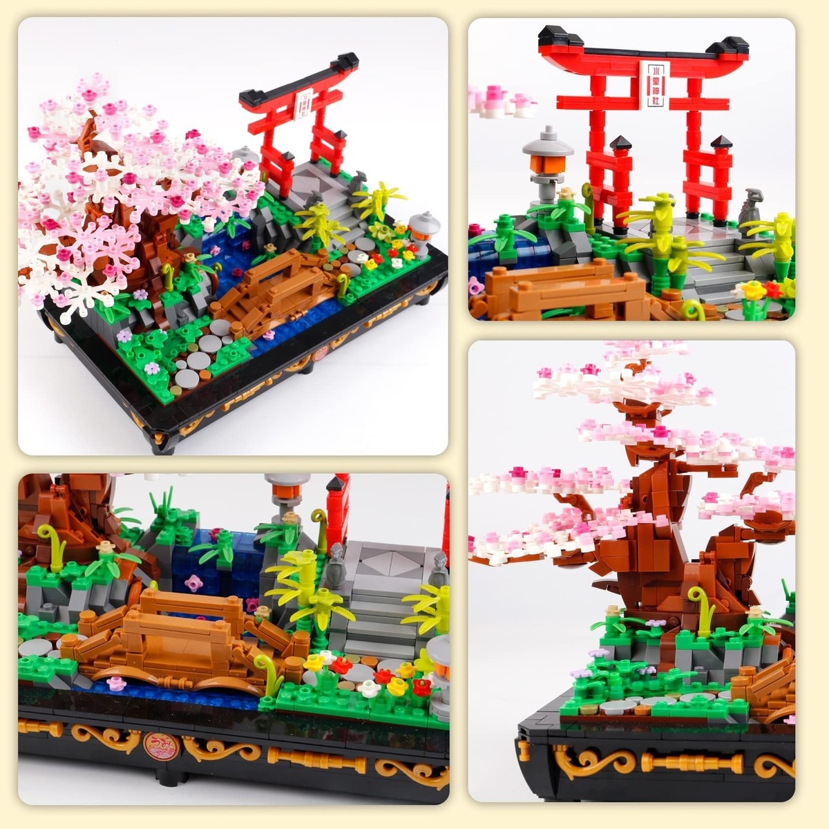 Cherry Blossom Meaningful Bonsai Tree Building Sets,Japanese Style