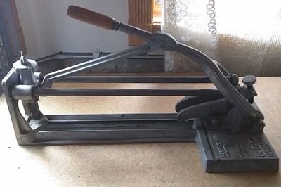 GGC PERFECT 79 HAND MANUAL 12” DUAL RAIL TILE CERAMIC CUTTER - MADE IN ...