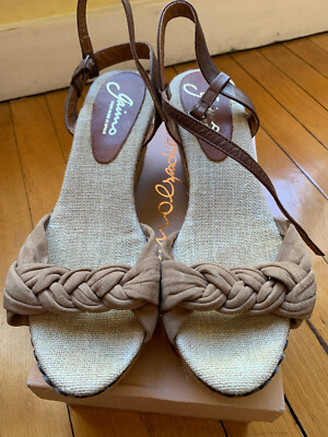 Barfußsandalen Gr.41 Espadrilles GAIMO Neu Keilabsatz und Plateau