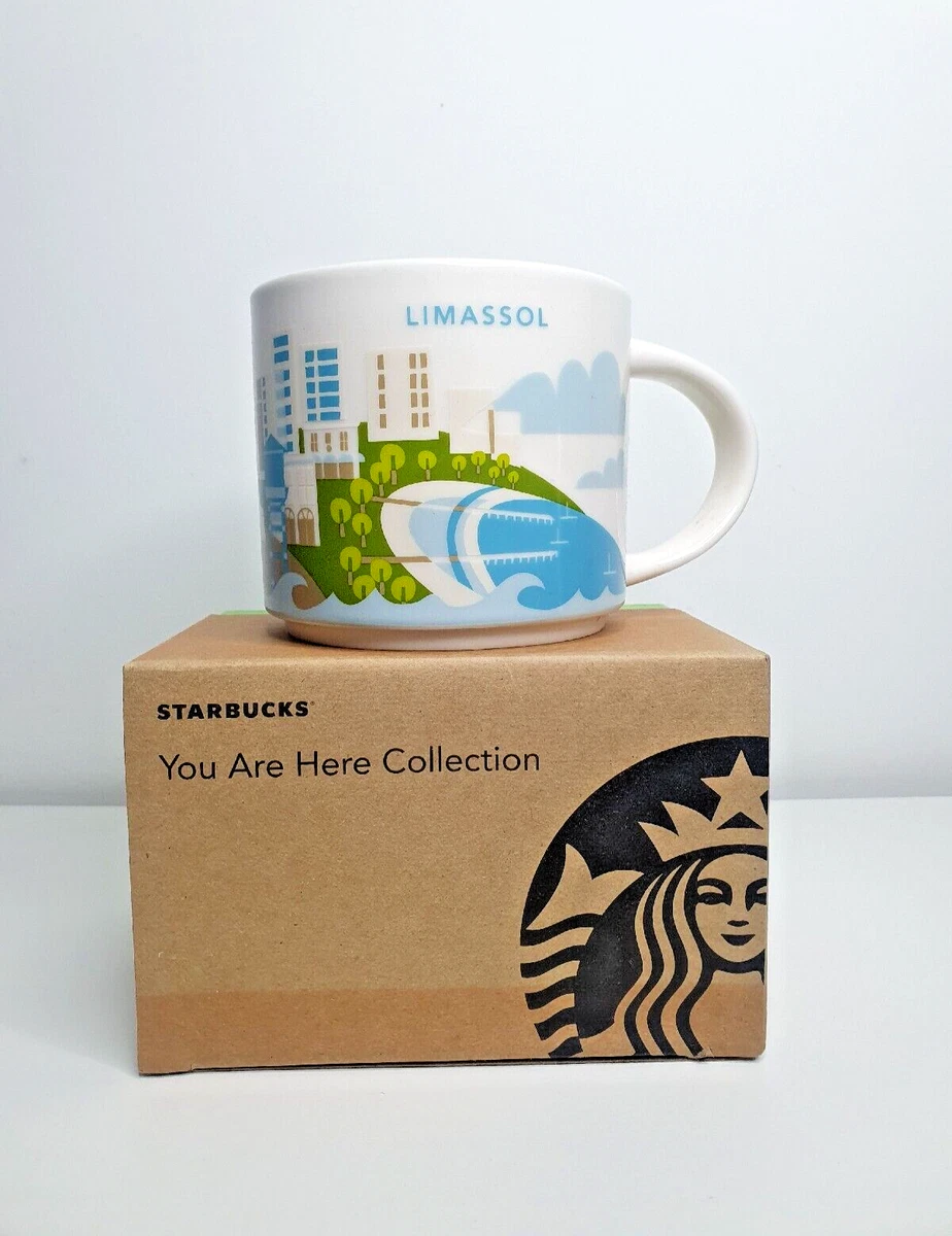 Starbucks You Are Here Limassol,Cyprus Ceramic City Mugs New Collection  with Box