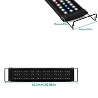 Led Rgb Aquarium Beleuchtung Abdeckung Lampe & Vollspektrum Aufsetzleuchte Licht