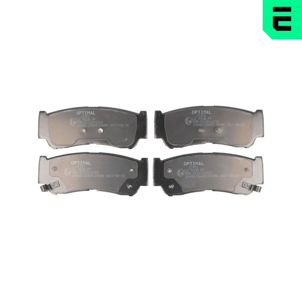 Optimal BremsbeläGe Bremsbelegsatz Hinten Passend FüR Hyundai Santa Fé II-image