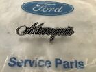 <!--F#f_0-->ZH FAIRLANE MARQUIS GENUINE (SMALL) SCRIPT GLOVE-BOX BADGE. P/N.76OA-54-04460-BA<!--F/-->
