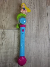 Magic Mermaid Light-Up Spinning Wand – Color Changing LED Bubble Wand Toy – Test
