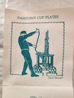 896.  Pairpoint Glass Cup Plate, Cobalt Blue, Massachusetts Republic — photo 3