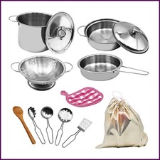 Juego de cocina de 12 piezas juego de simulación juguete de cocina para niños juego de rol