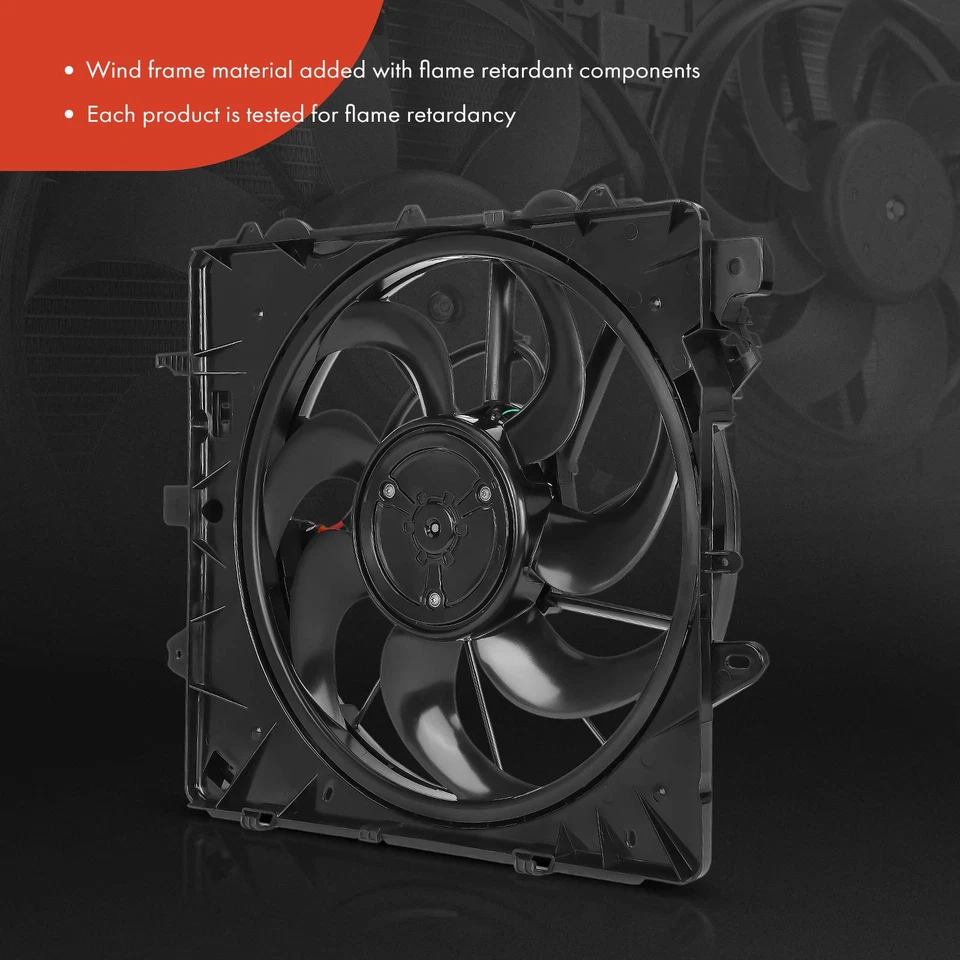 Radiator Fan Assy for Chevrolet Camaro 2021-2022 2.0L 3.6L w/ Brushless Motor - Image 3 of 4