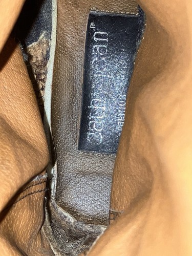 Stivali western vintage Cathy Jean rosso nero pelle lucertola cowgirl Brasile taglia 8 - Foto 11 di 11