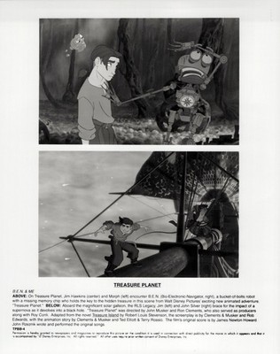 Treasure Planet Promotional Still Silver Gelatin Print 2002 Disney Animation