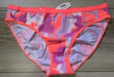 NWT Vintage Victoria's Secret Camo Signature Waistband Cotton Bikini Panties L