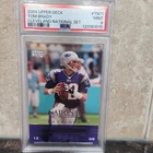 Upper Deck 2004 National Convention Tom Brady #TN11 /500 PSA 9 Serial Numbered