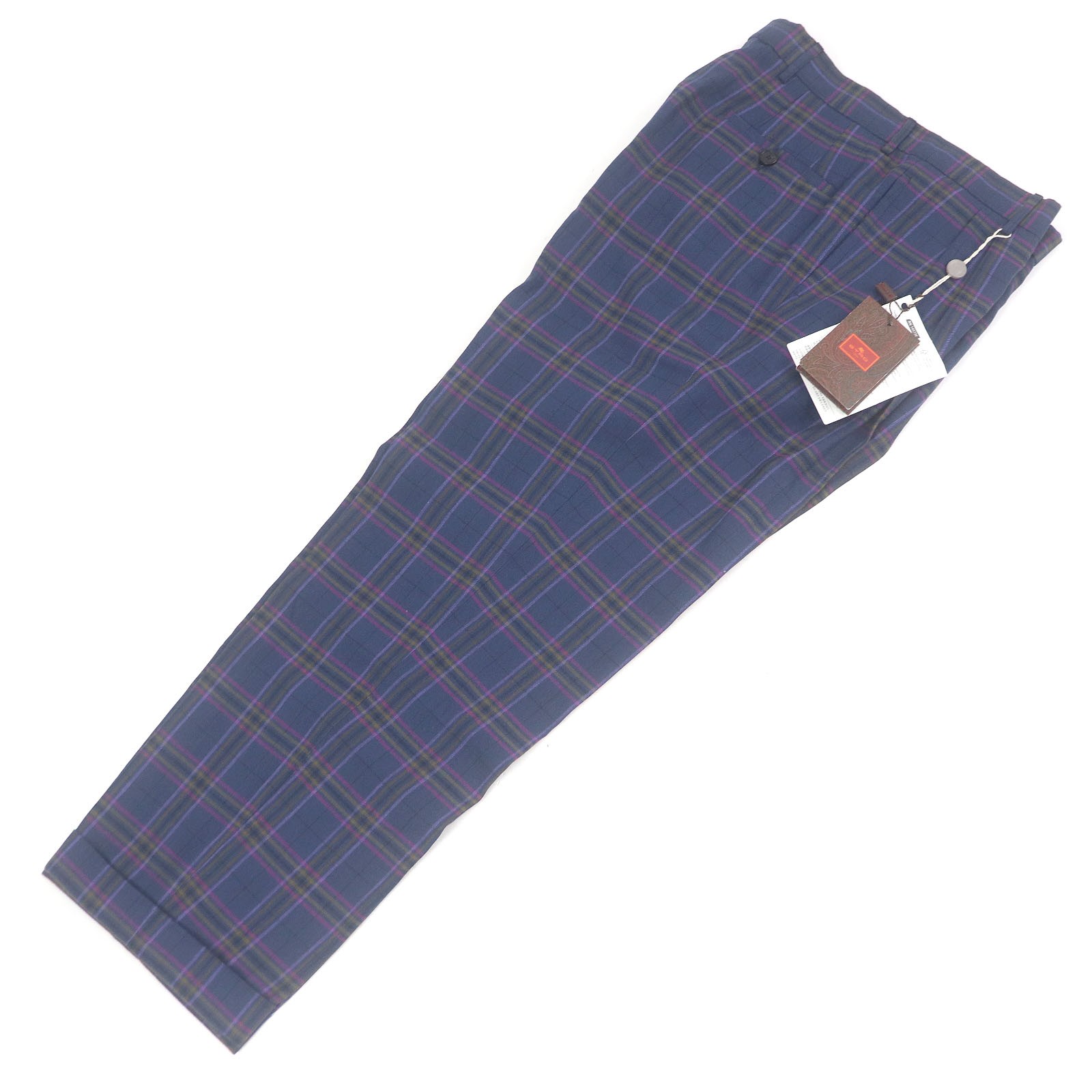 ETRO two-piece set Check Pattern Single Suit Top … - image 4