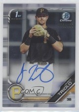 2019 Bowman Draft Chrome Pick Refractor 444/499 Jared Triolo #CDA-JT Auto 0d8